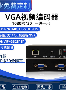 [EN-VVN02]高清1080PVGA视频编码器 vga转onvif推流 支持定制