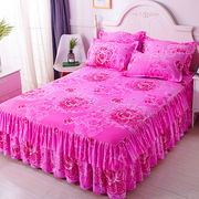 Bed skirt three-piece set Simmons bed skirt bedspread Korean-style bed cover bed cover 1.2 meters 1.5 meters 1.8 meters 2 meters bed