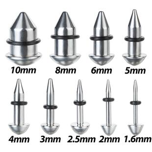 钛钢防过敏穿刺饰品耳扩男女圆柱尖锥扩耳器耳洞扩大工具欧美个性