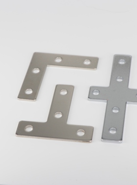 T L 十字型外连接板国标欧标202030304040工业铝型材配件加强加固