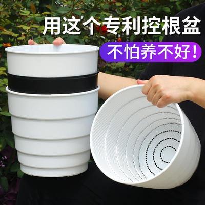 新疆包邮控根花盆塑料树脂透气性好的加仑青山月季绣球兰花专用盆