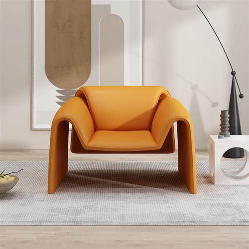 高档崎杳单人沙发轻奢客厅现代螃蟹椅创意椅子酒店卧室阳台家用单