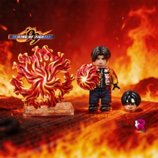 第三方人仔 KOF 拳皇99 白草薙京 拼插积木手办玩具公仔玩偶