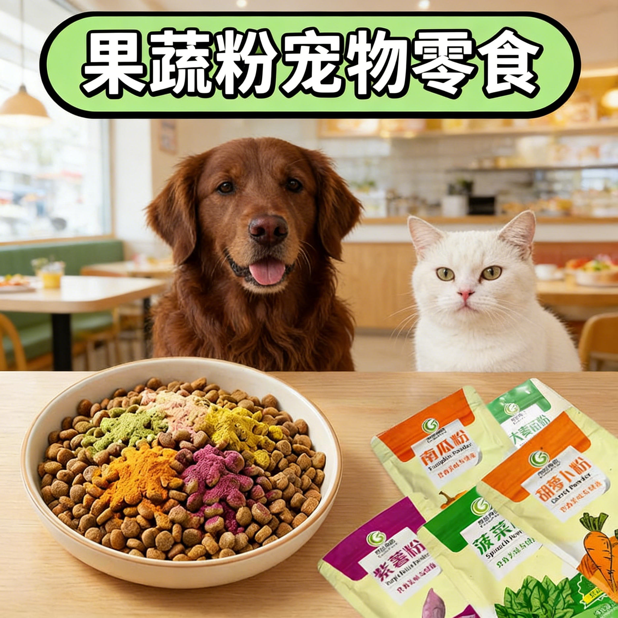 果蔬粉宠物零食甜菜根粉狗狗猫咪南瓜紫薯萝卜蛋糕上色拌蔬菜用品