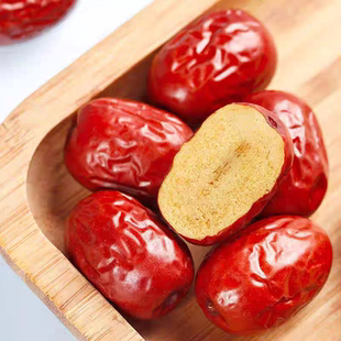 包邮 新疆特产和田红枣干果四星骏枣大玉枣500g 丝路果果