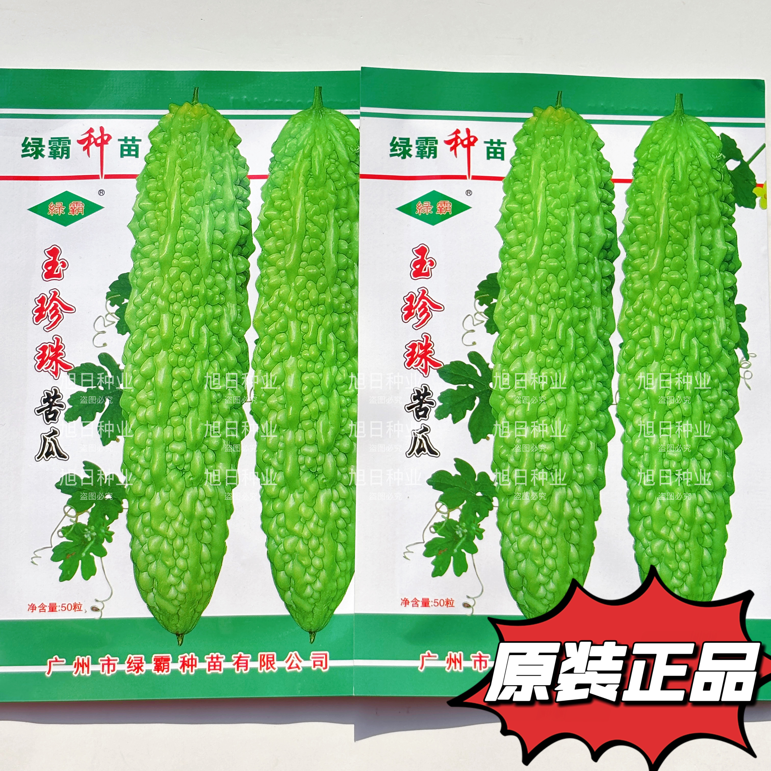 绿霸玉珍珠苦瓜种子白里透绿有光泽瓜型修长口感好品质佳基地专用
