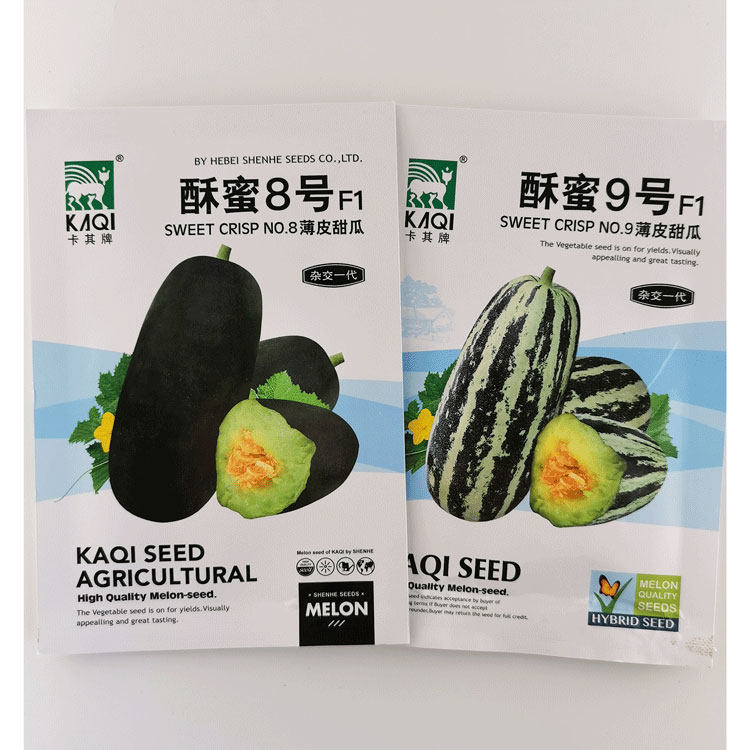 酥蜜8号9号甜瓜种子博洋甜瓜绿皮绿肉芝麻酥花皮香瓜种籽春季蔬菜