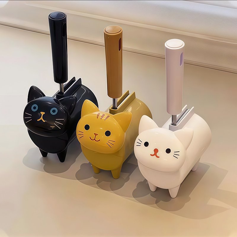 可爱猫咪粘毛器可撕式衣物除毛滚筒强力神器除毛筒可替换卷纸家用