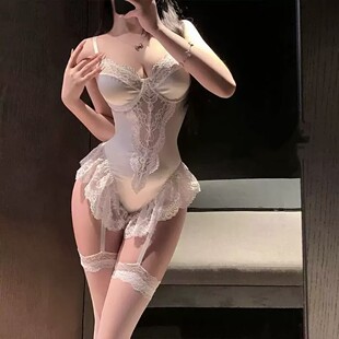 情qu内衣趣禁欲系性感床上情侣趣味情调睡衣高级小胸聚拢蕾丝抹胸