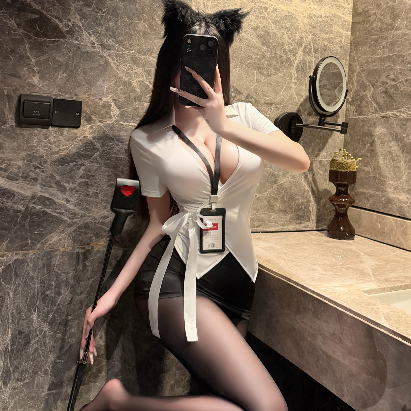 情感趣味内衣女禁欲系一拉就开的睡衣成人ol套装性感秘书制服纯欲