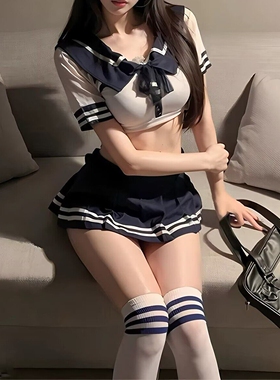 超好看校园风可爱制服角色扮演禁欲系趣味纯欲性感小胸qq内衣大码