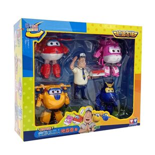 新款乐迪超级飞侠电能大号机库变形机器人玩具大力卡尔奇奇金小薇