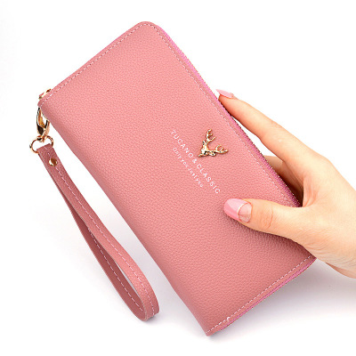 [Only 9.9 ] 2019 Japan and South Korea new pattern lady wallet have more cash than can be accounted for zipper High-capacity clutch bag Wallet Mobile phone bagin the Leather/Lady bags/Men's bag, Wallet  category - from Buy2taobao.com to provide professional Taobao agent buy service