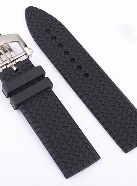 适配萧邦橡胶手表带Chopard经典赛车168511硅胶腕带表链21mm23mm