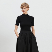 德国BiellaYarn美丽诺羊毛半高领无缝针织衫 Carolingian ROW简约