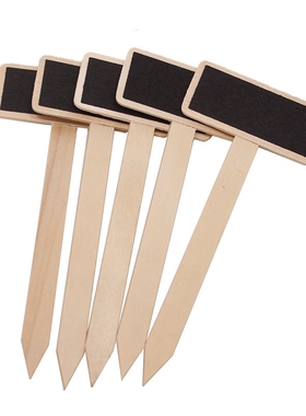 创意黑板花卉园艺多肉植物装饰插牌配件木质小黑板工艺品140301