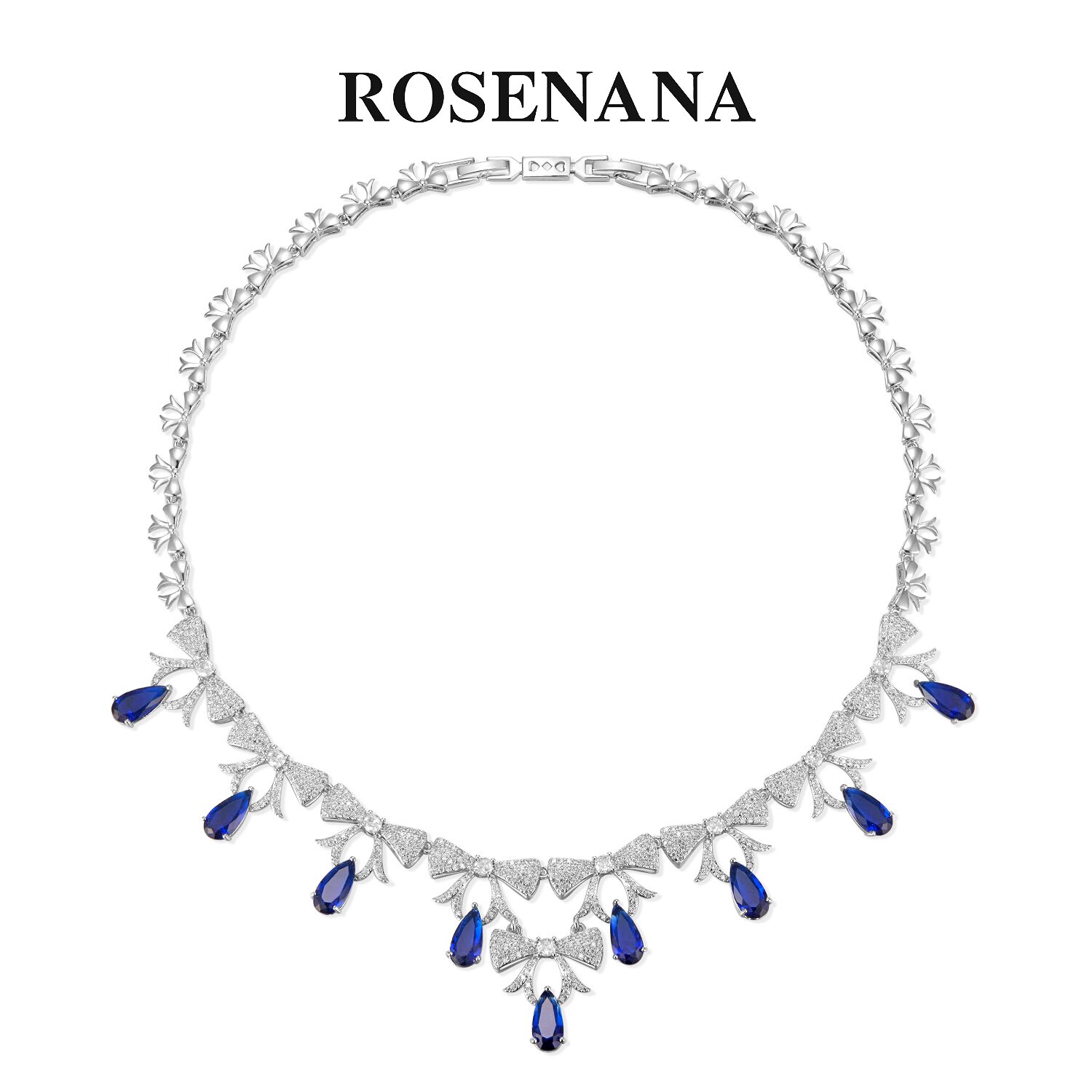 rosenana情迷宫廷重工蝴蝶结项链婚饰女配饰