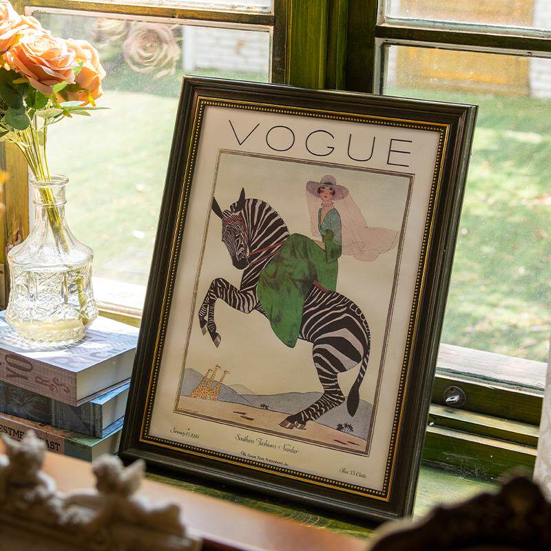 复古法式相框简约欧挂墙16寸20寸18大画框桌面裱拼图油画定制美式