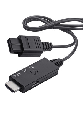 1米N64转HDMI转换器任天堂n64转接线SNES/NGC/SFC/N64游戏机转接