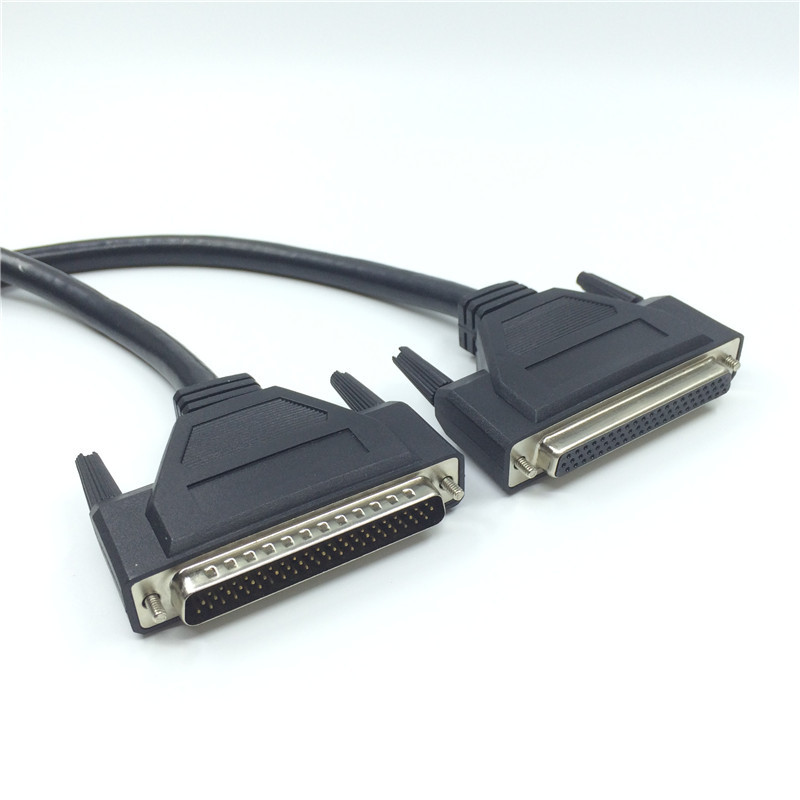 全铜DB62公对母延长线62芯针转孔转接线62pin连接线1米1.5米3米5