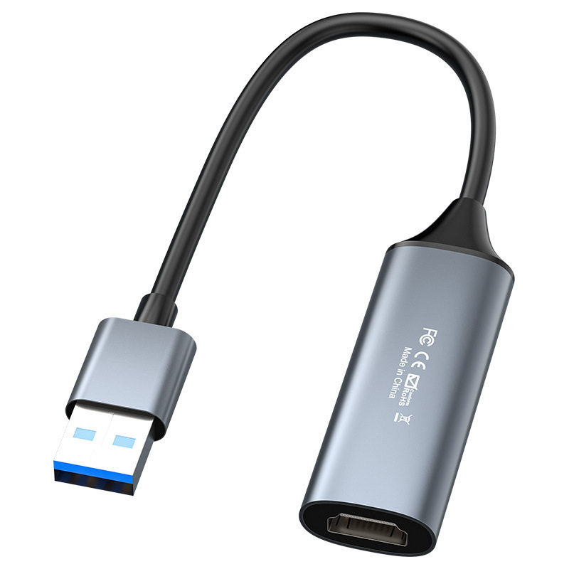USB3.0转HDMI清视频采集卡相机手机电脑PS4游戏直播录制采集器
