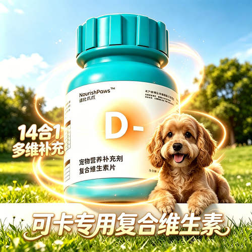 可卡美卡专用狗狗复合维生素b族片b1b12营养宠物小狗可卡布