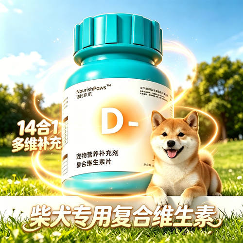 柴犬专用狗狗复合维生素b族片b1b12营养宠物小狗吃的多种维生素