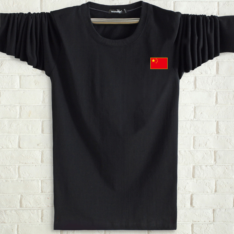 秋款长袖t恤男中年加大码运动肥佬宽松t恤上衣圆领套头秋衣打底杉在类目 男装, T恤中 - 来自Buy2taobao.com提供专业的淘宝代购服务