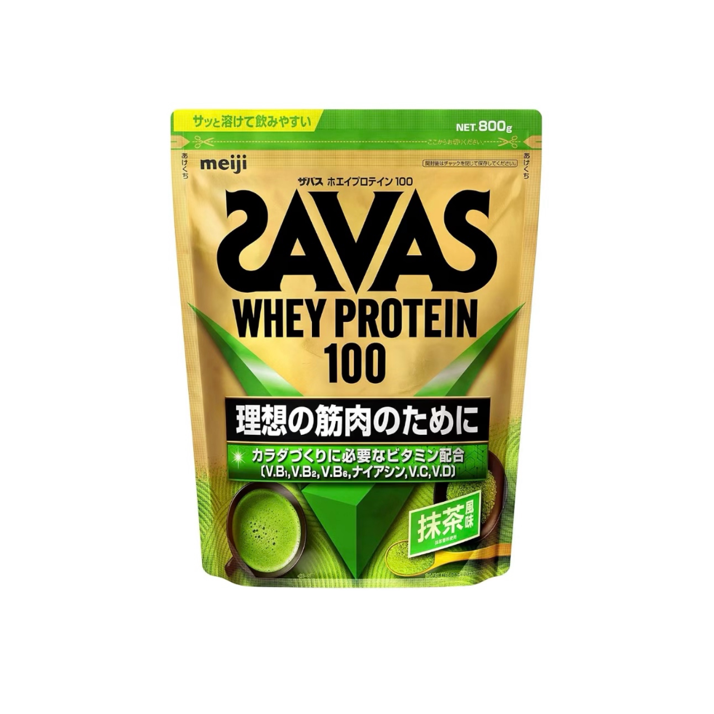 日本原装明治SAVAS乳清蛋白粉 易溶解运动健身补充蛋白质维生素