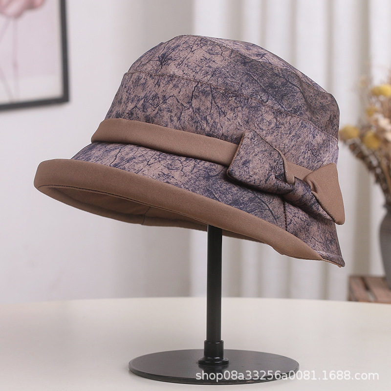 香港潮牌中式仿香云纱遮阳帽子女春秋新款卷边渔夫帽优雅蝴蝶结可,服饰配件/皮带/帽子/围巾,帽子,淘宝优惠券,粉丝福利购,淘宝优惠卷