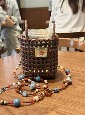 链条包带配件编织包包背带装饰挂件单买高级感手机斜挎链串珠挂链