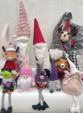 H.X北欧手工羊毛毡圣诞摆件