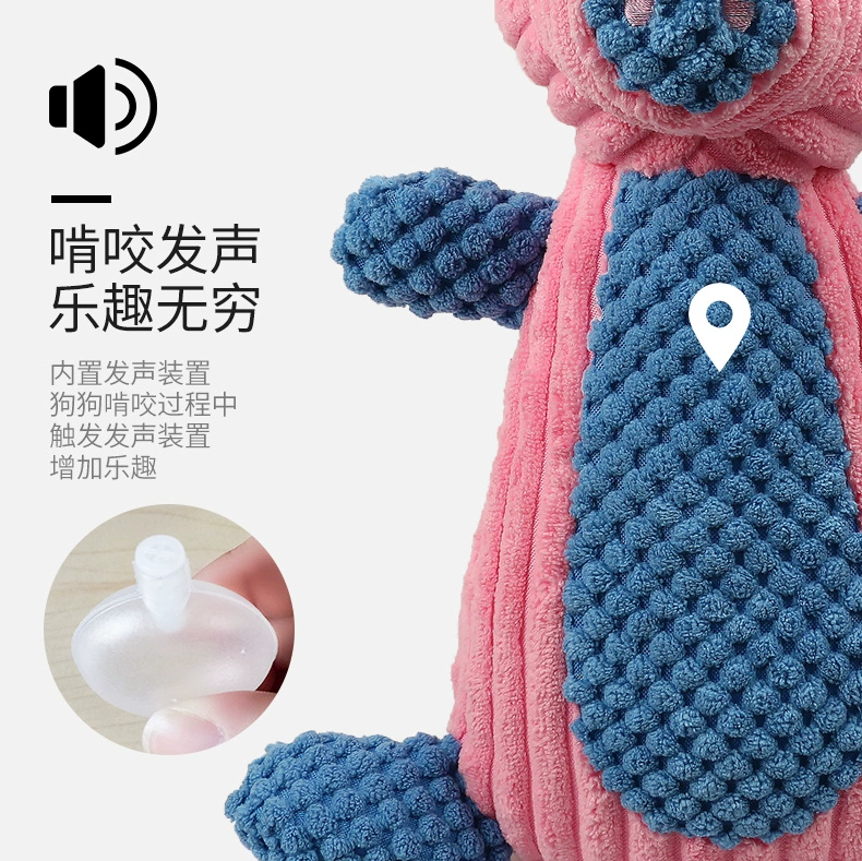 Cung cấp quà tặng Đồ chơi Teddy cắn răng cắn âm thanh đàn hồi vào mèo nhỏ chó cưng chó la hét gà - Mèo / Chó Đồ chơi