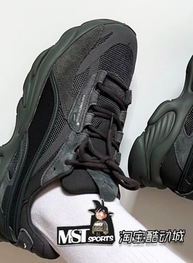 PUMA/彪马RS反毛皮纯黑武士男女低帮运动跑步鞋老爹鞋375151-02