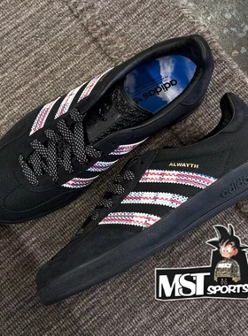 Adidas三叶草Gazelle联名Alwayth潮流女子德训T头鞋板鞋IH7609