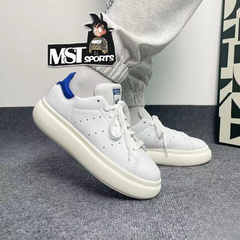 Adidas三叶草小胖丁蓝尾女子板鞋