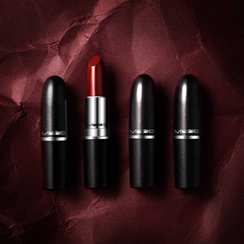 子弹头口红 diva姨妈色rubywoo复古红正红哑光雾面 少女学生唇膏