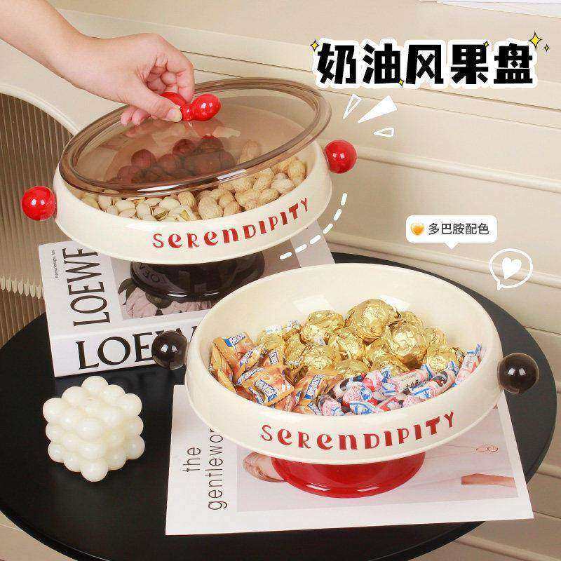过年喜庆糖果盒客厅家用轻奢干果盘高颜值瓜子零食收纳盒乔迁之喜,餐饮具,果盆/果盘/果篮,淘宝优惠券,粉丝福利购,淘宝优惠卷