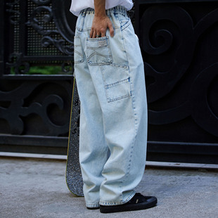 Denim 水洗宽松直筒牛仔裤 Craft Pants Cruiser Kizzles