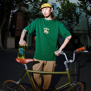 如虎添翼 Tee 美式 复古插画 滑板休闲T恤 Kizzles 短袖 Tiger