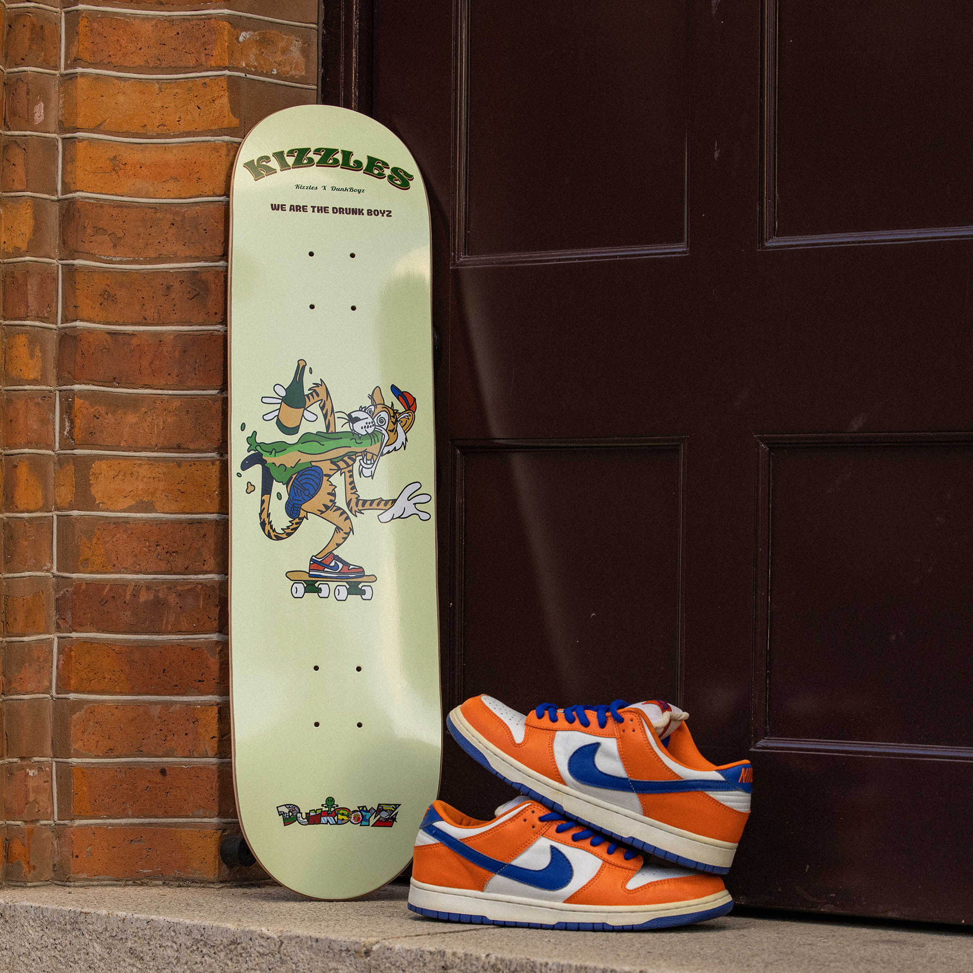 特价Kizzles x DunkBoyz联名系列 DRUNK BOYZ 专业滑板板面加枫