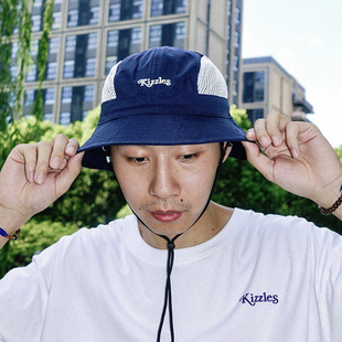 夏季 Hats 网眼露营透气渔夫帽男户外登山遮阳帽 Bucket Kizzles