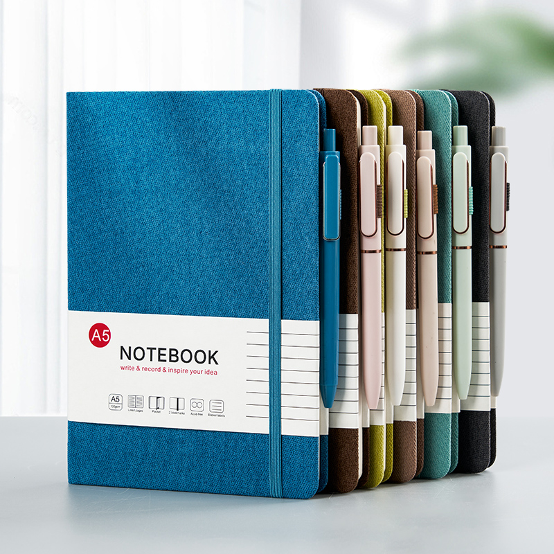 简约超厚本子笔记本A5大号2025年新款ins风大学生专用考研学习日记本加厚商务办公工作记事本记录本定制logo