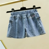 Джинсовая юбка, шорты, штаны, детская тонкая летняя одежда, коллекция 2023, в западном стиле, свободный крой, подходит для подростков