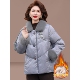 恒源祥妈妈冬装 羽绒棉服加绒加厚棉衣外套2025新款 中老年女秋冬保