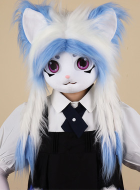 KIG series plush animal headgear Lolita animal Mask headband