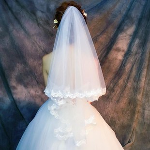 bridal wedding veil korean lace long veil 15 m long