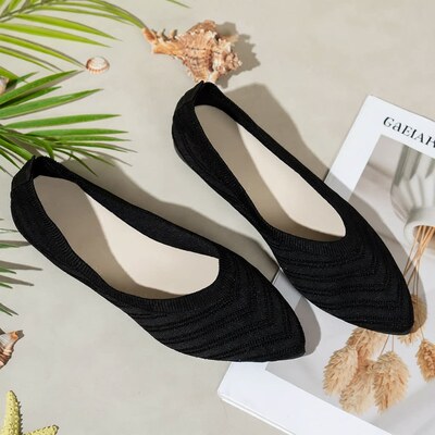 Large size single shoe women's spring summer flat shoes