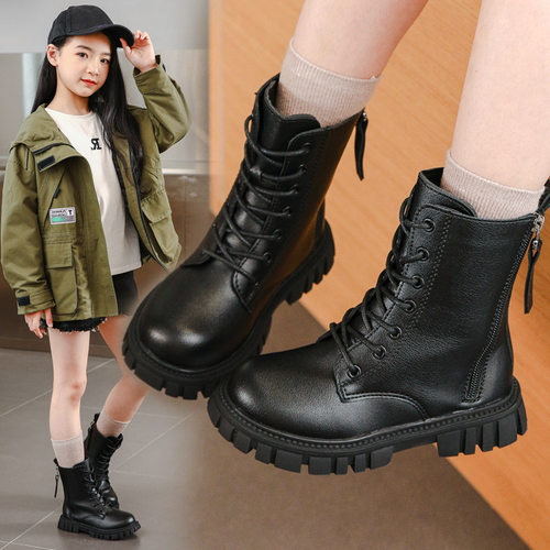 Girls' Short Boots Winter Children's Martin Boots Children'