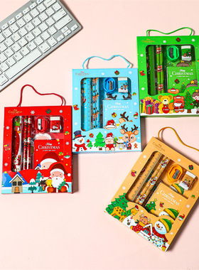 Christmas Handpiece Set, Student Stationery Gift Box Set,